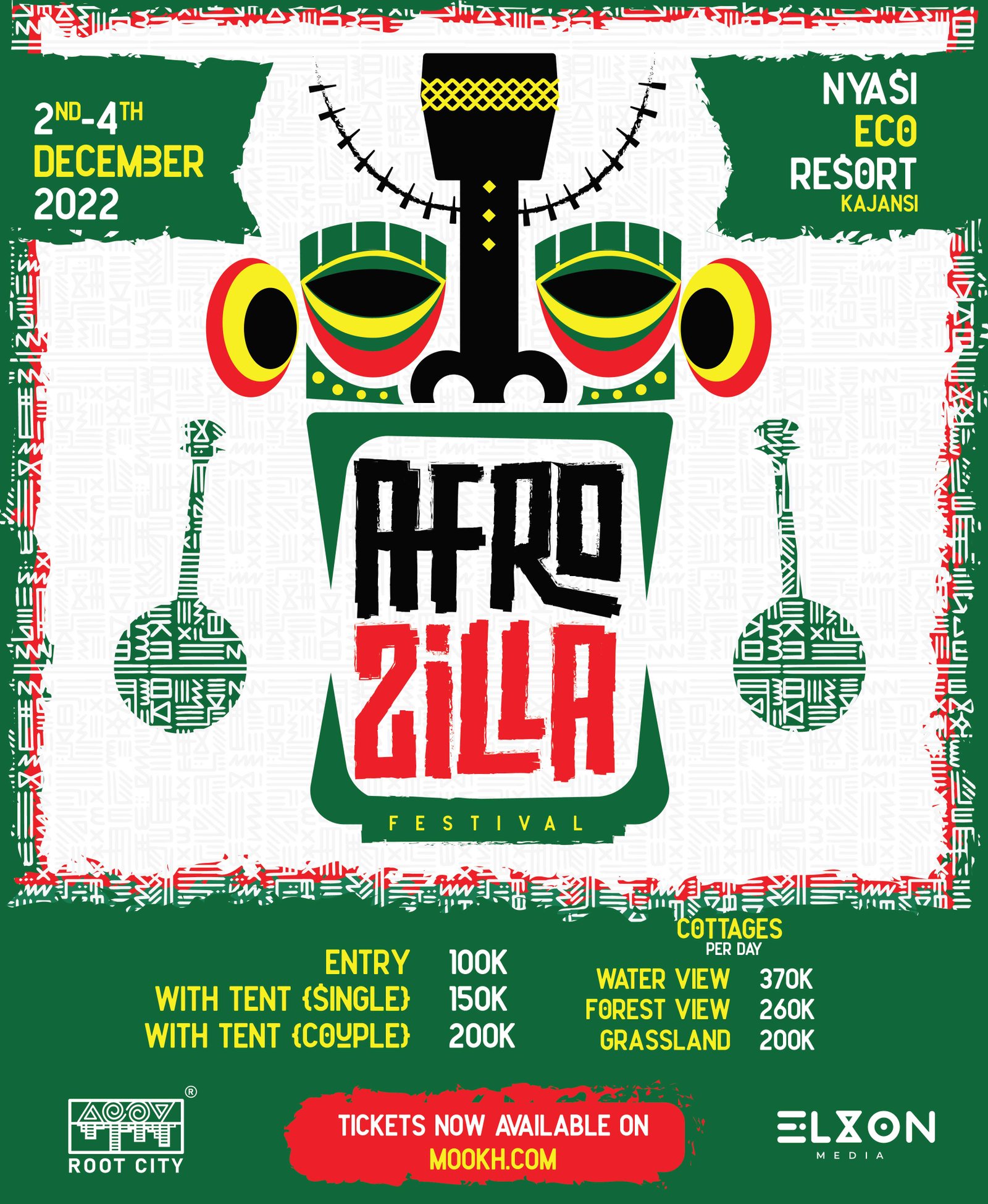 Root City Records and Elxon media are set for the 1st Edition of Afro Zilla Festival Nyasi Eco Resort in Kajjansi